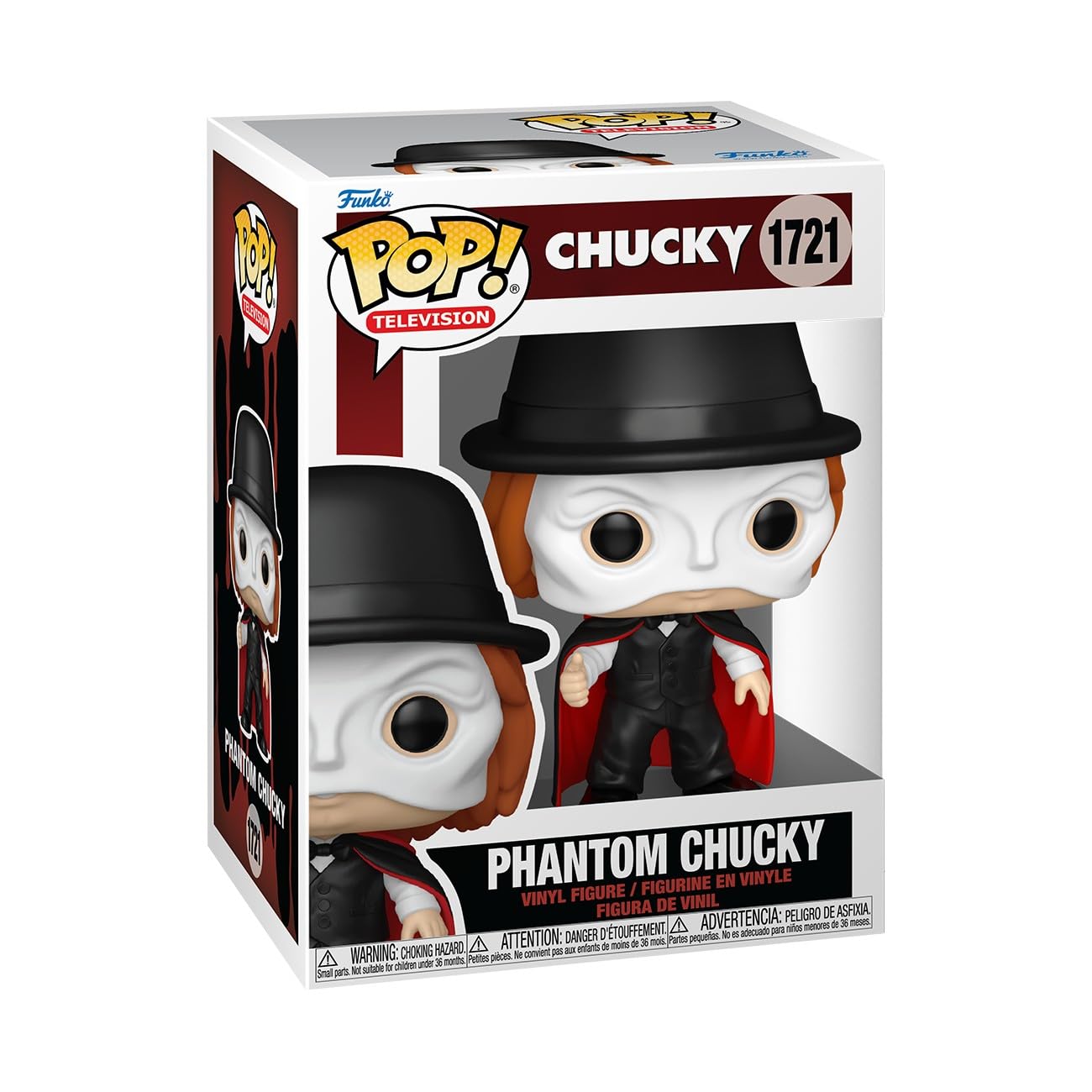 Funko Pop! TV: Chucky - (TV) - Phantom Chucky- Vinyl-Sammelfigur - Geschenkidee - Offizielle Handelswaren - Spielzeug Für Kinder und Erwachsene - Movies Fans - Modellfigur Für Sammler