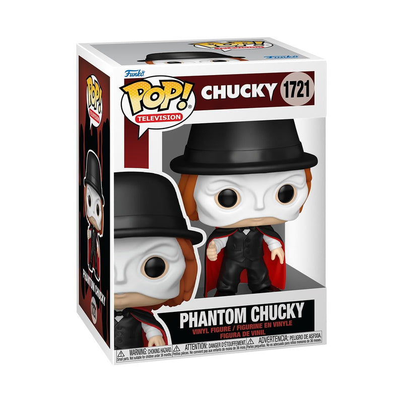 Funko Pop! TV: Chucky - (TV) - Phantom Chucky- Vinyl-Sammelfigur - Geschenkidee - Offizielle Handelswaren - Spielzeug Für Kinder und Erwachsene - Movies Fans - Modellfigur Für Sammler