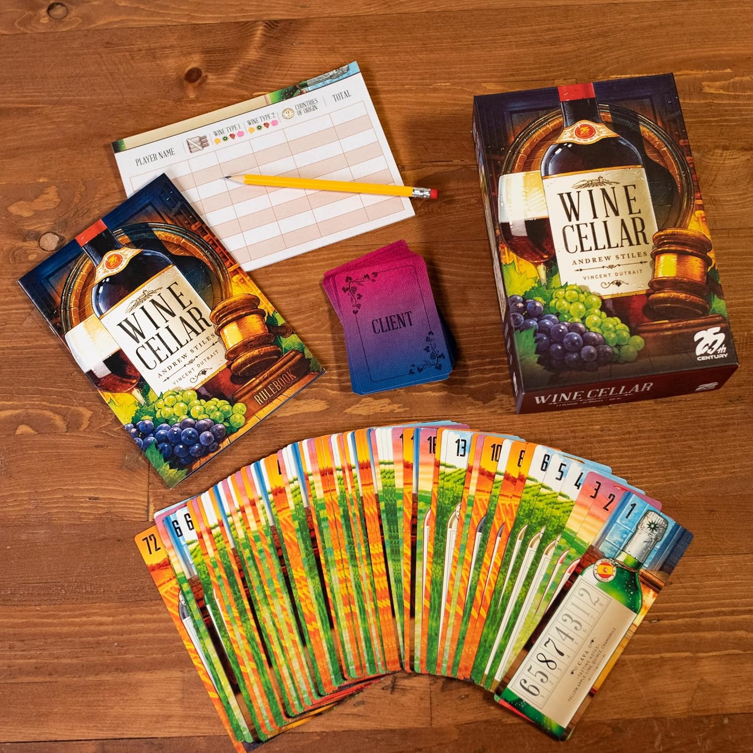 25th Century Games - Wine Cellar, for Ages 10 and Up, 2 to 8 Players
