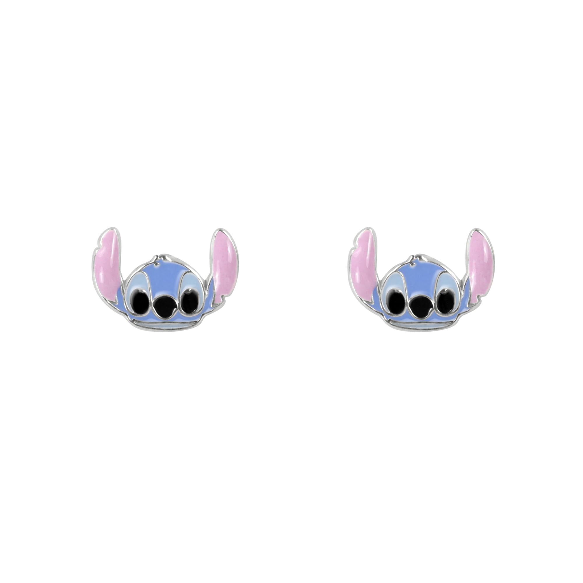 Sterling Silver 925 STITCH ENAMEL STUD EARRINGS