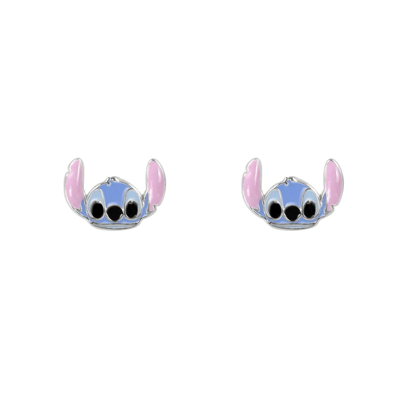 Sterling Silver 925 STITCH ENAMEL STUD EARRINGS