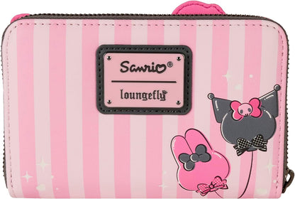 Loungefly Sanrio My Melody and Kuromi Zip Around Wallet