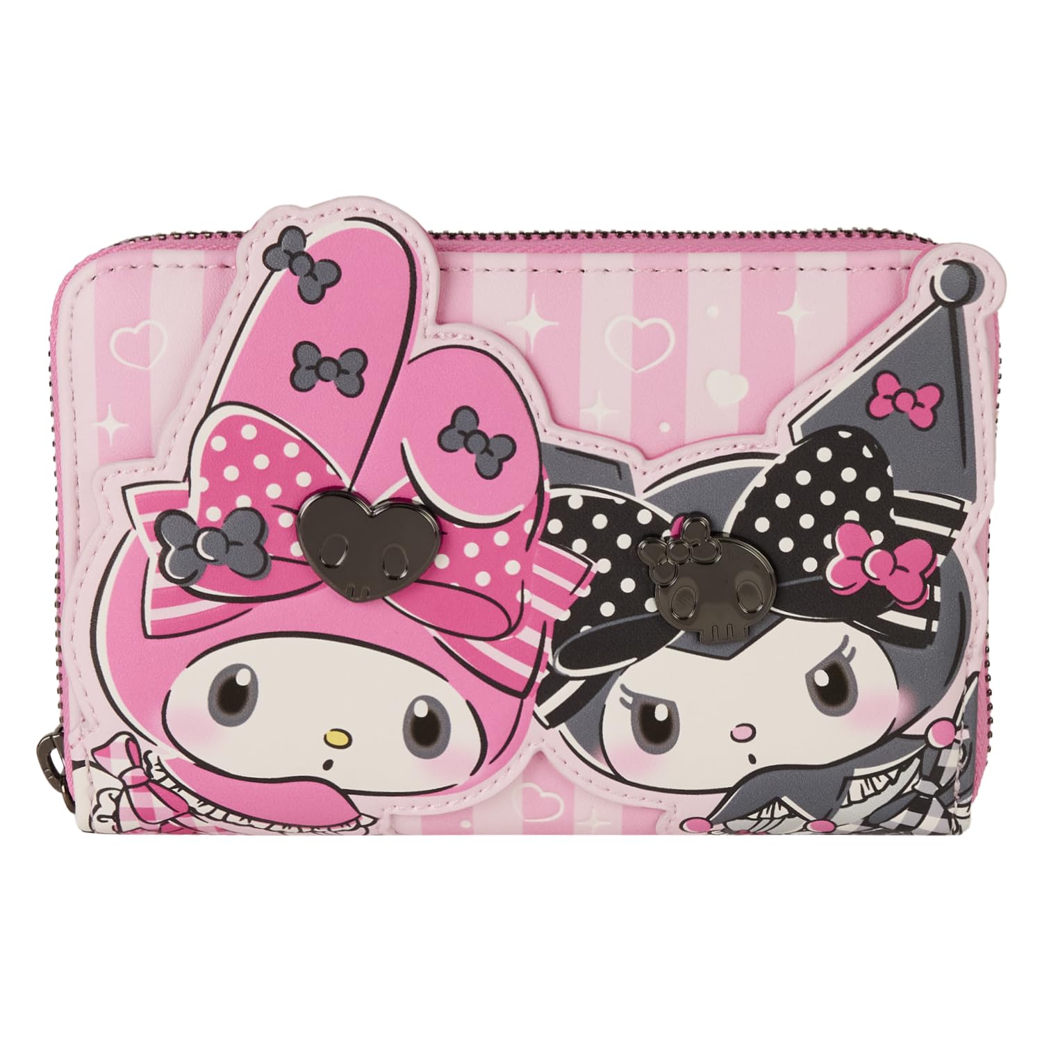 Loungefly Sanrio My Melody and Kuromi Zip Around Wallet