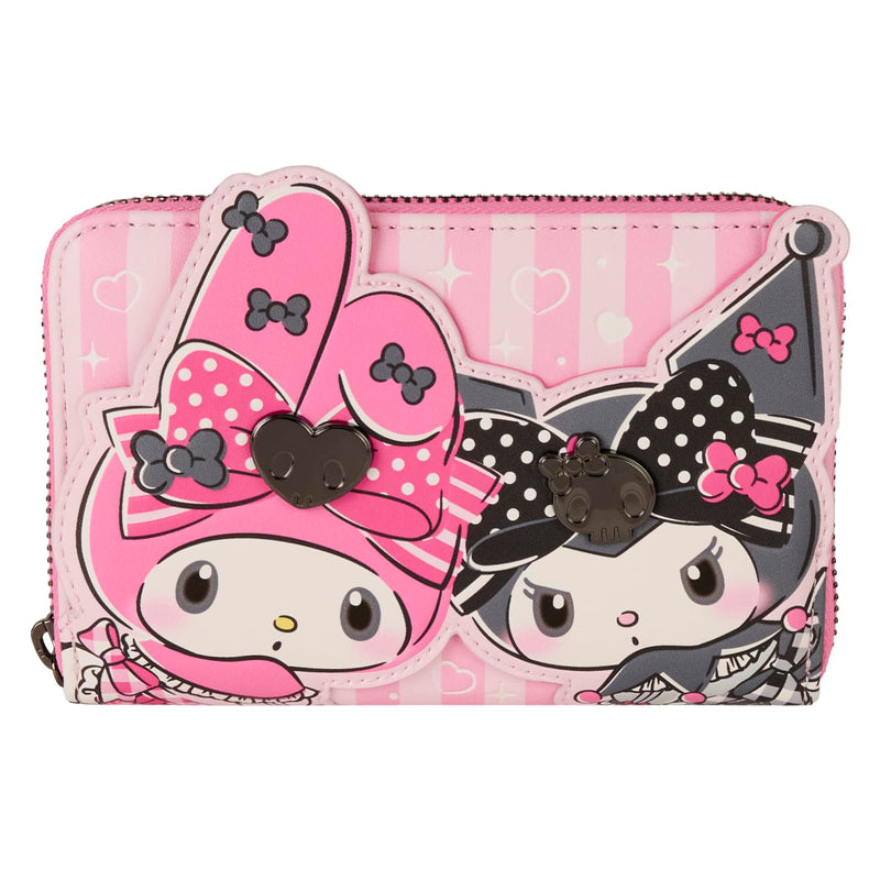 Loungefly Sanrio My Melody and Kuromi Zip Around Wallet