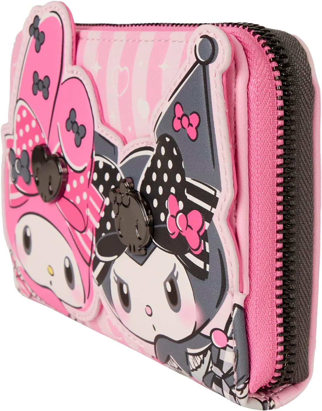 Loungefly Sanrio My Melody and Kuromi Zip Around Wallet