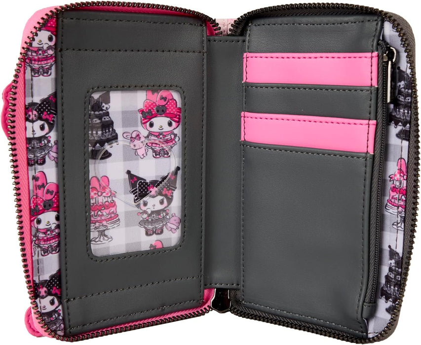 Loungefly Sanrio My Melody and Kuromi Zip Around Wallet