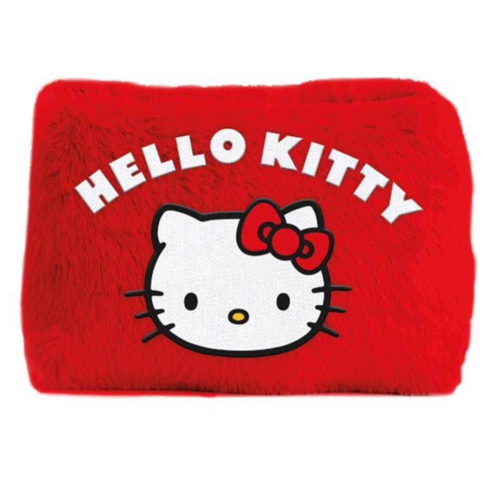 Pyramid International Hello Kitty (lachend) Plüsch-Federmäppchen - Niedliches und funktionales Plüsch-Federmäppchen, ideal für Hello Kitty Fans, die Vorräte stilvoll aufbewahren möchten