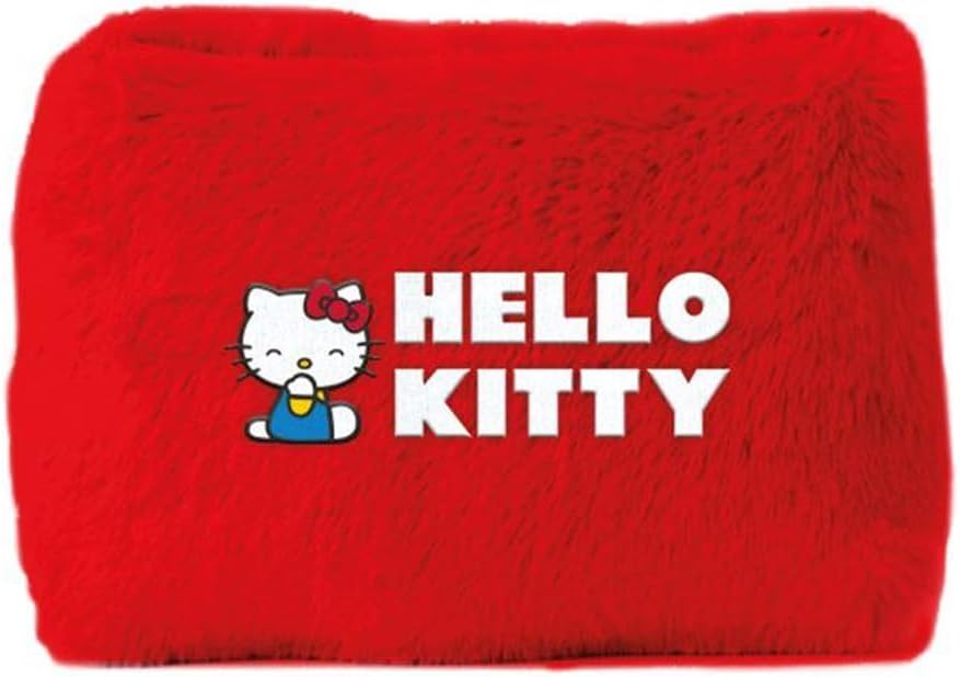 Pyramid International Hello Kitty (lachend) Plüsch-Federmäppchen - Niedliches und funktionales Plüsch-Federmäppchen, ideal für Hello Kitty Fans, die Vorräte stilvoll aufbewahren möchten