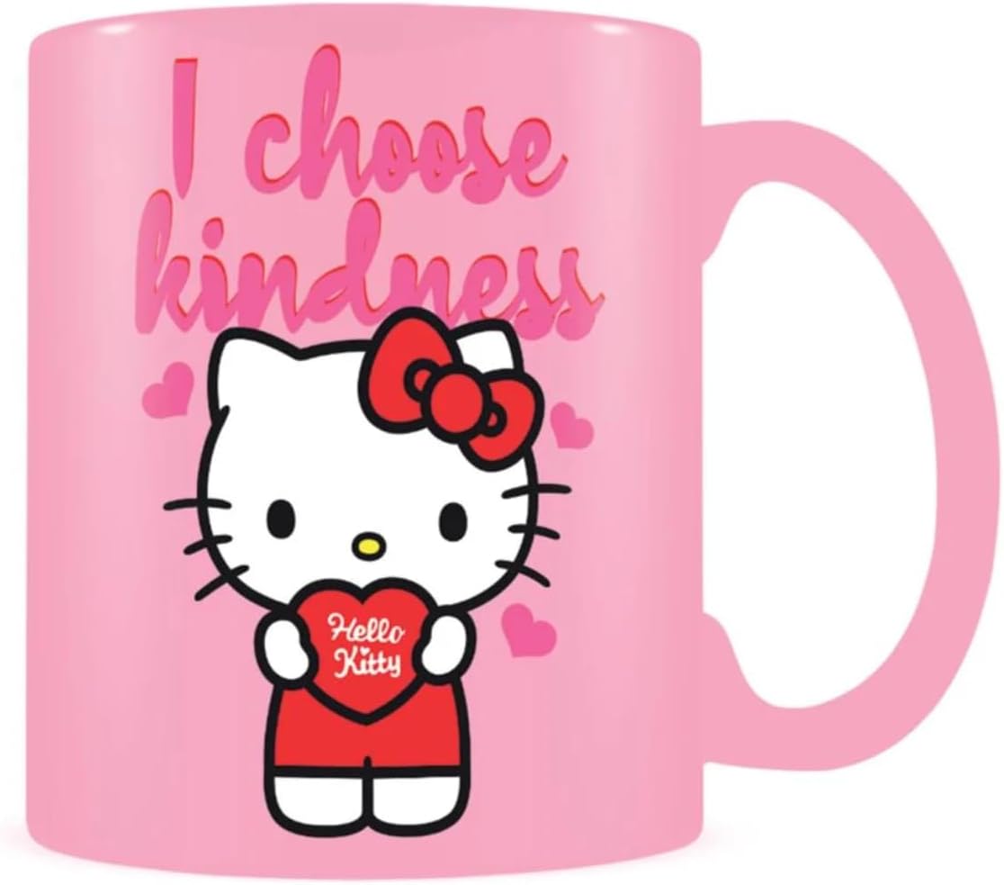 Pyramid International Hello Kitty My Heart Tasse, Untersetzer und Schlüsselanhänger Geschenk-Set – Entzückendes und Sammlerstück, Hello Kitty-Thema-Set, ideal für Zuhause, Büro oder als Geschenk für