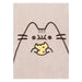 Pusheen Verspieltes Plüsch-Notizbuch, A5, 22,5 x 16,5 x 2,3 cm, Grau/Weiß