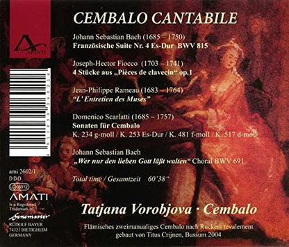 Cembalo Cantabile - Works für Bach/Rameau/Scarlatti