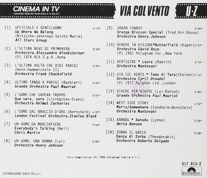 Cinema In Tv Vol.15 Via Col Vento (Orchestra
