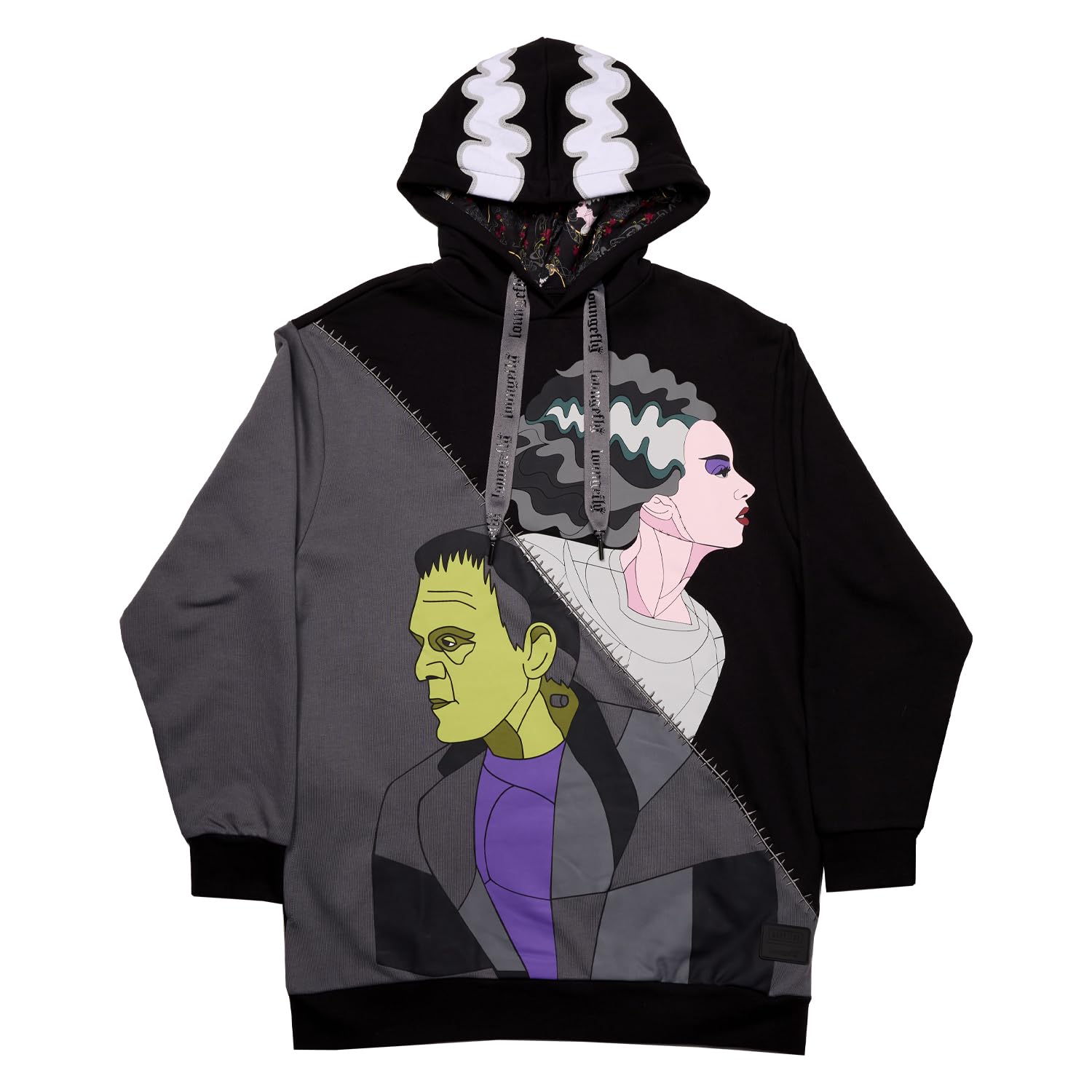 Universal Monsters By Loungefly Hoodie Sweater Unisex Bride Of Frankenstein Size L