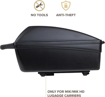 Polisport 8870100002 - Rear Bicycle Top Box 11L. fits MIK & MIK-HD Racks with SnapLock Mount, Black