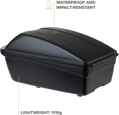 Polisport 8870100002 - Rear Bicycle Top Box 11L. fits MIK & MIK-HD Racks with SnapLock Mount, Black