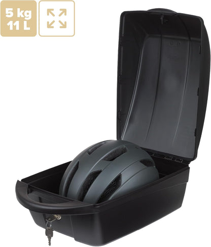 Polisport 8870100002 - Rear Bicycle Top Box 11L. fits MIK & MIK-HD Racks with SnapLock Mount, Black