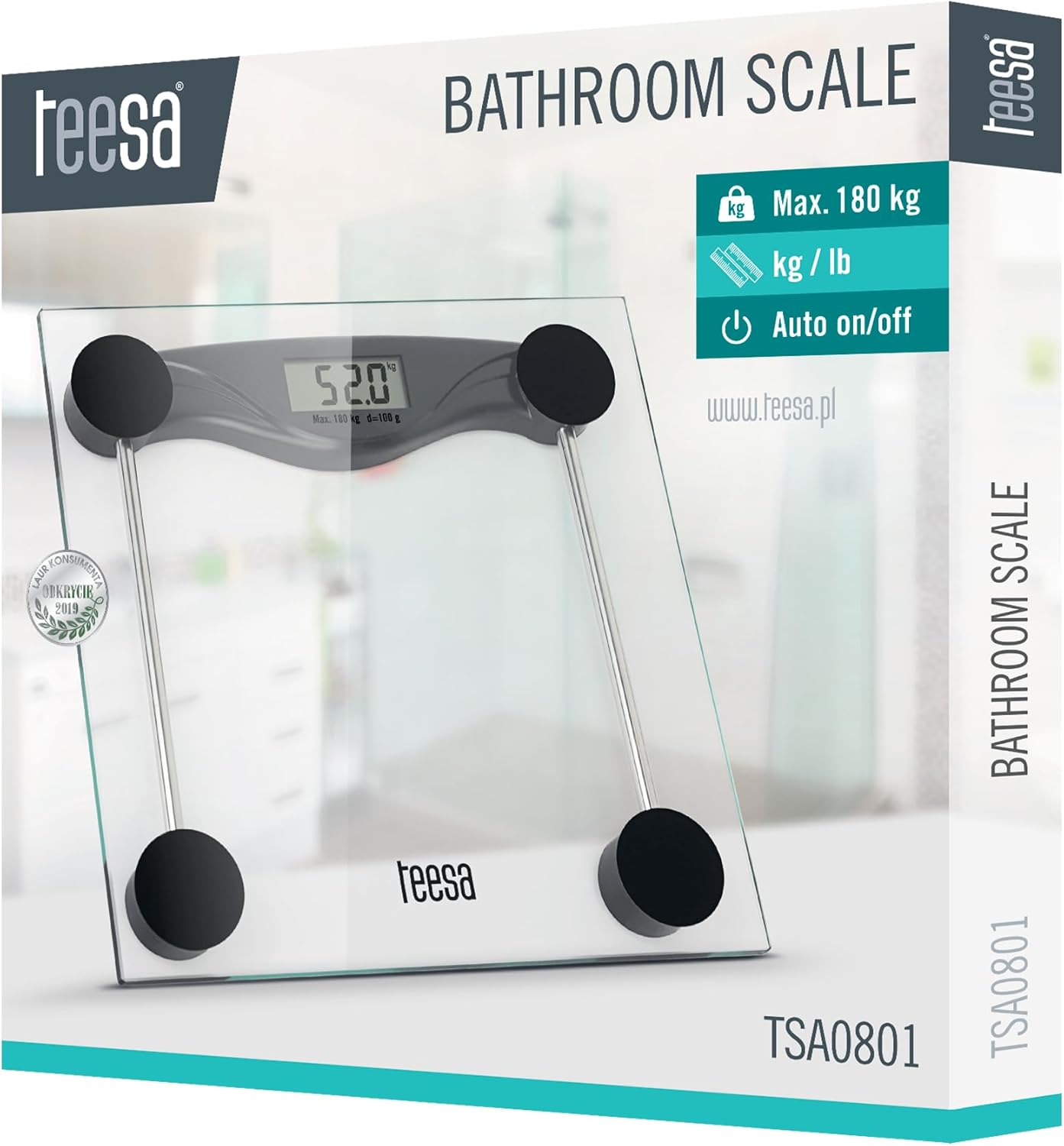 Teesa Tsa0801: Bathroom Scale