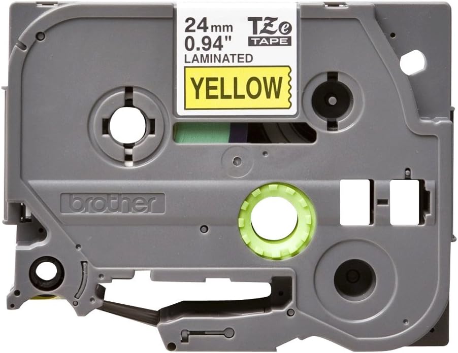 BROTHER Default Category Labelling Tape, Black on Yellow