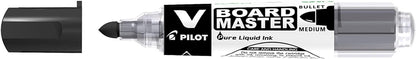 Pilot - V-Board Master- Rotulador de pizarra - Marcador - Negro - Begreen - Punta Conica Media - (Caja 10 unidades)