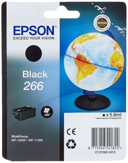 Epson 266 Globe Genuine Black Ink