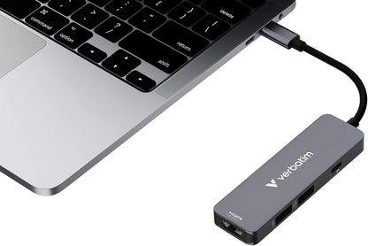 Verbatim USB-C Essentials Multi- Port Hub 4 Port 32155