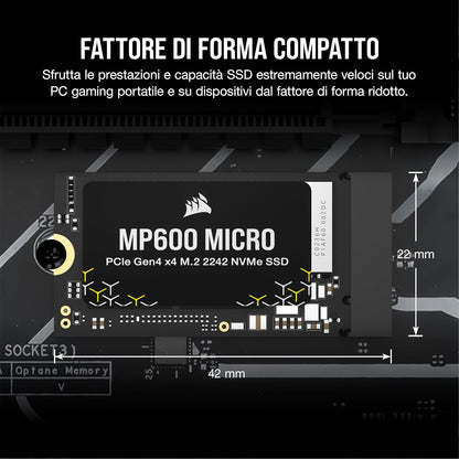 Corsair Mp600 Micro 1Tb M.2 2242 V2