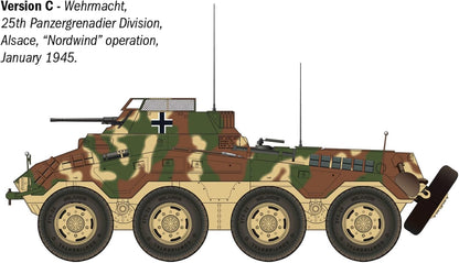 Italeri 6757 Sd.Kfz. 234/1, 1:35 Scale, Plastic Model Kit/Model Assembly