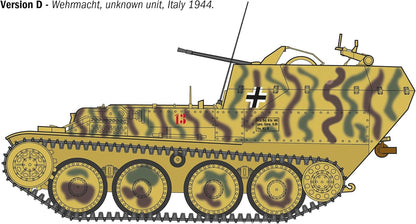ITALERI IT96461 1/35 WW2 German 38(t) Anti-Aircraft Tank Sd.Kfz.140 Gepard Plastic Model