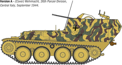 ITALERI IT96461 1/35 WW2 German 38(t) Anti-Aircraft Tank Sd.Kfz.140 Gepard Plastic Model