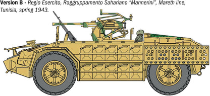 Italeri 97044 AS 42 Sahariana, scala 1:72, Plastic Model Kit/Modello in plastica da montare