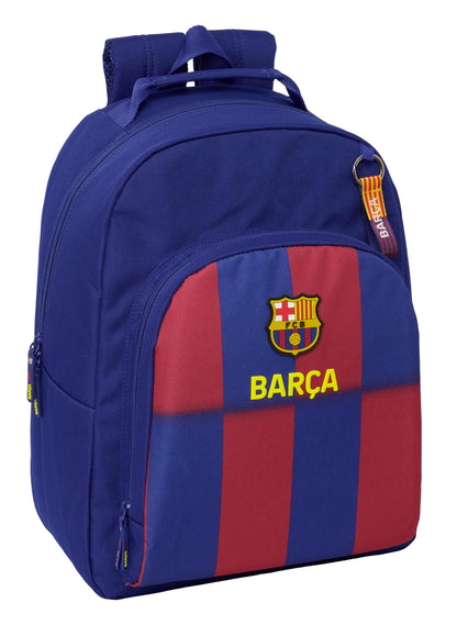 Safta F.C. Barcelona 1st Team 25/26 – School Backpack Adaptable to Car, Backpack, Ideal for Children of Different Ages, Comfortable and Versatile, Quality and Resistance, 32 x 15 x 42 cm, Blue