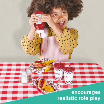 Casdon Heinz American Diner Set | Pretend Restaurant Play Set For Children Aged 2+ | Encourages Creativity and Boosts Imagination