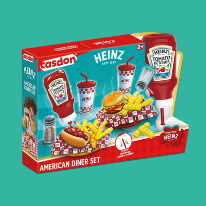 Casdon Heinz American Diner Set | Pretend Restaurant Play Set For Children Aged 2+ | Encourages Creativity and Boosts Imagination