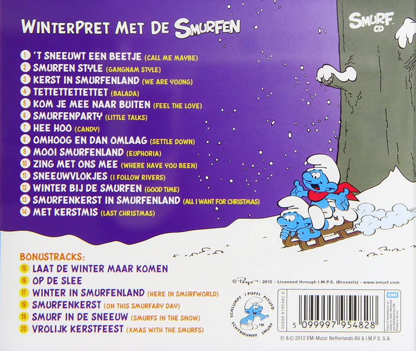 Winterpret Met de Smurfen