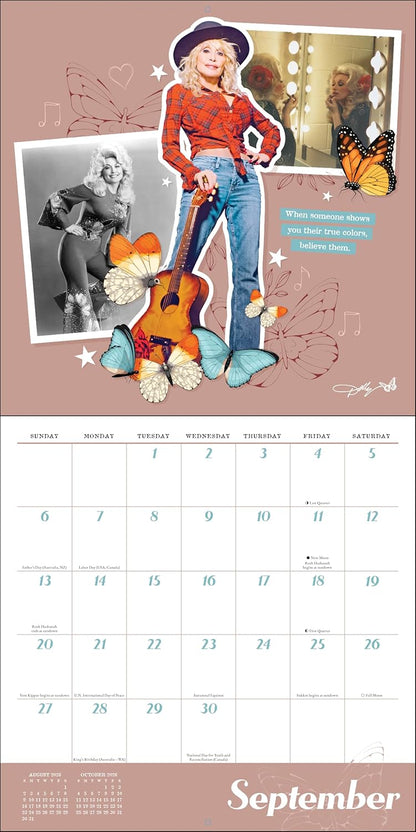 Dolly Parton 2026 Wall Calendar