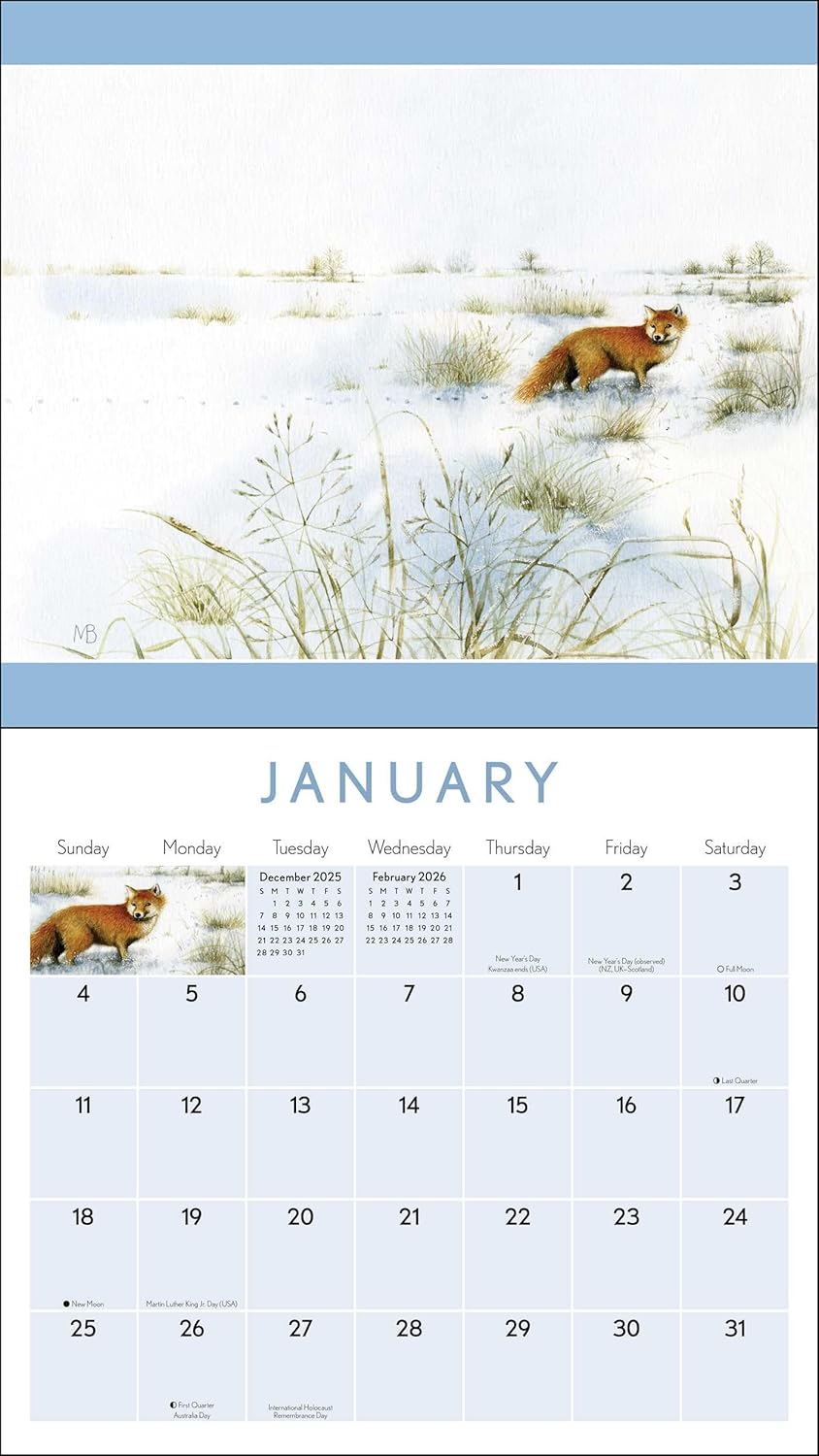 Marjolein Bastin Nature's Inspiration 2026 Deluxe Wall with Print