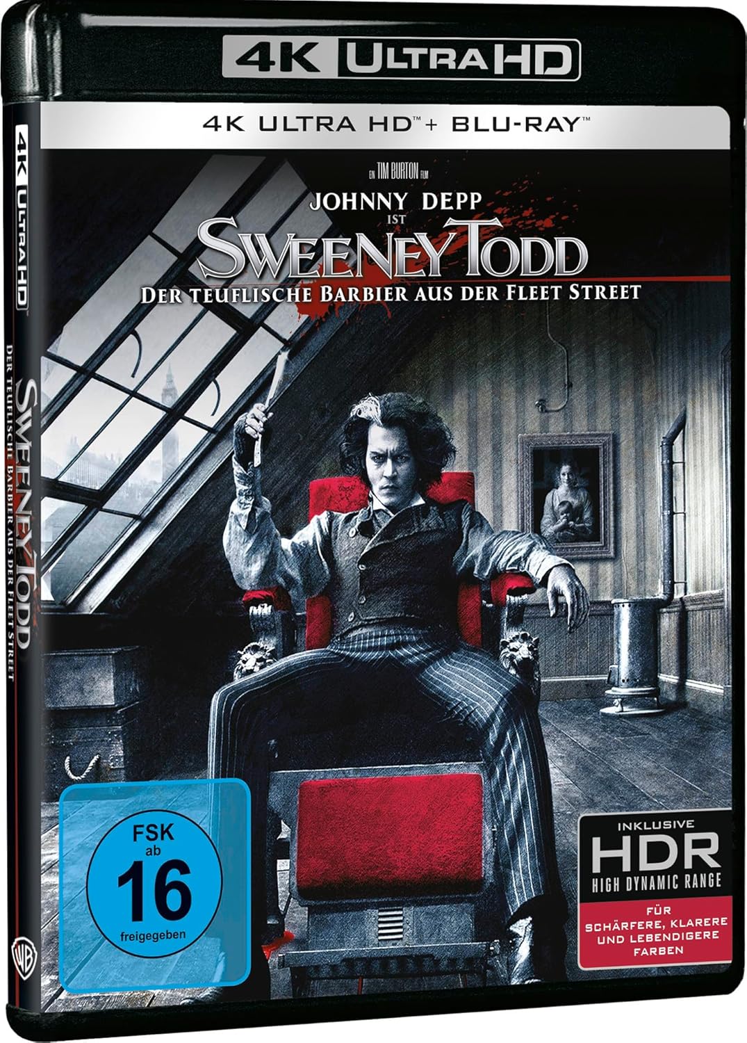 Sweeney Todd: Der teuflische Barbier aus der Fleet Street (4K-UHD+Blu-ray