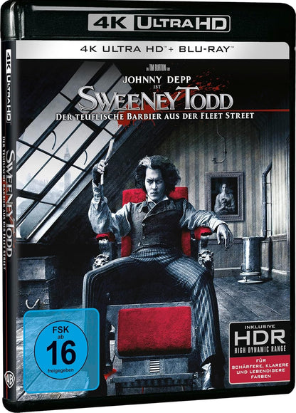 Sweeney Todd: Der teuflische Barbier aus der Fleet Street (4K-UHD+Blu-ray