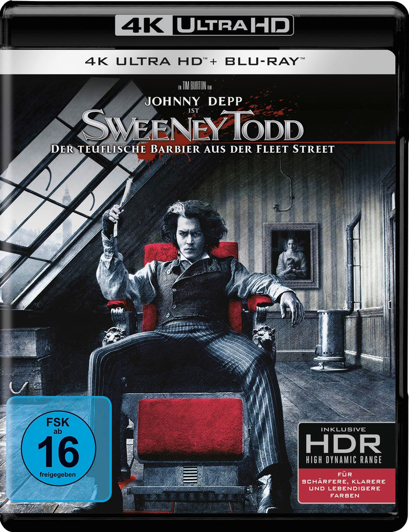 Sweeney Todd: Der teuflische Barbier aus der Fleet Street (4K-UHD+Blu-ray