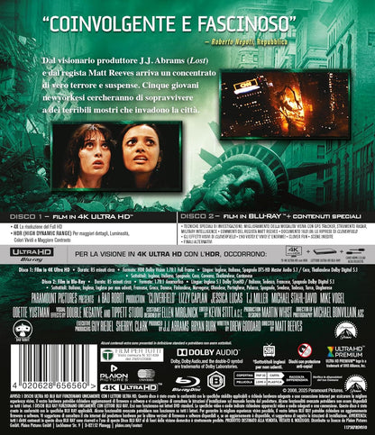 Cloverfield (4K Ultra Hd+Blu-Ray)