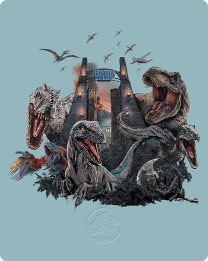 Blu-Ray 4K Uhd Jurassic World Trilogy Steelbook (3 4K Ultra Hd)