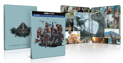Blu-Ray 4K Uhd Jurassic World Trilogy Steelbook (3 4K Ultra Hd)