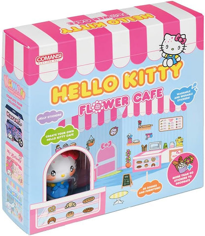 Hello Kitty and Friends Adesivo per caffetteria con fiori
