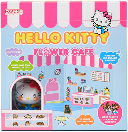 Hello Kitty and Friends Adesivo per caffetteria con fiori
