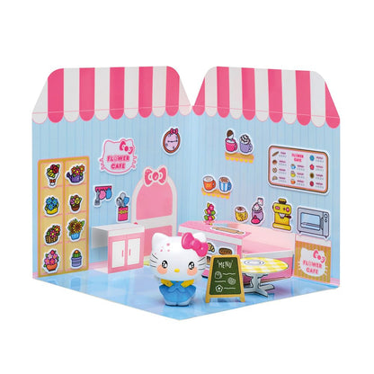 Hello Kitty and Friends Adesivo per caffetteria con fiori