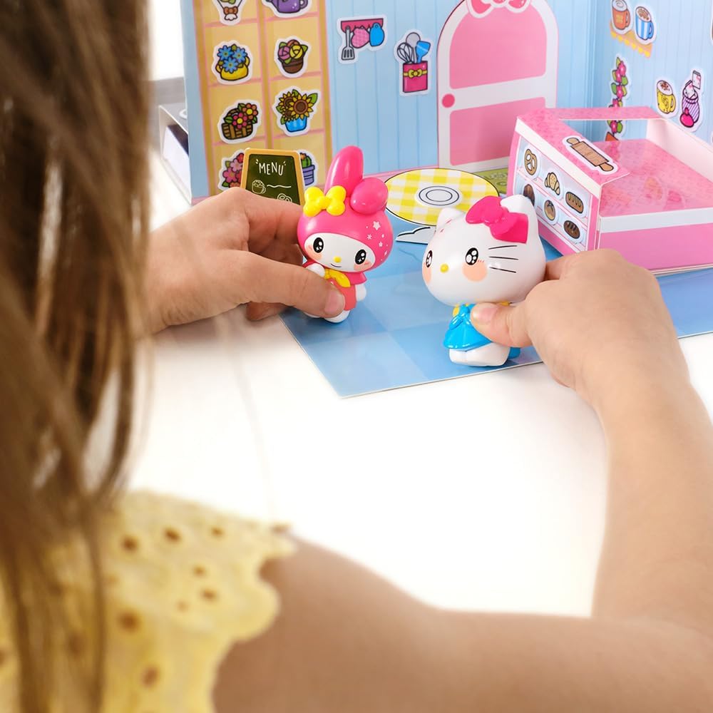 Hello Kitty and Friends Adesivo per caffetteria con fiori