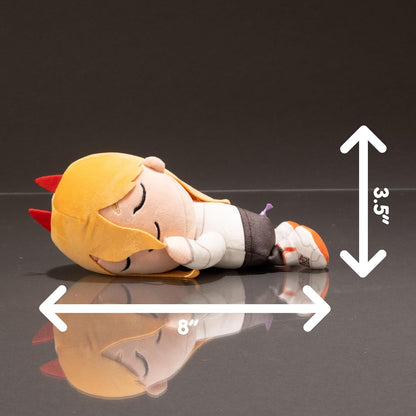 Club Mocchi Mocchi - Suya Suya - Peluche de hombre motosierra durmiente - Peluche poderoso - Figura coleccionable de Chainsaw Man - Peluche de anime Kawaii suave y exprimible y decoración de