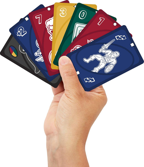 Mattel Games UNO Mattel 80th Ruby Red Card Game for Kids, Adults & Family Nights, Game Nights, Travel, Camping & Parties., JGK30