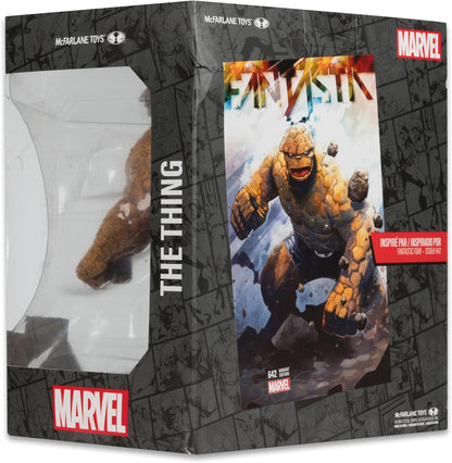 McFarlane Toys Marvel The Thing 1:10th Scale Collectible with Scene (Fantastic Four #642