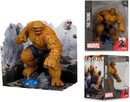 McFarlane Toys Marvel The Thing 1:10th Scale Collectible with Scene (Fantastic Four #642